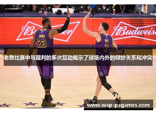 老詹比赛中与裁判的多次互动揭示了球场内外的微妙关系和冲突